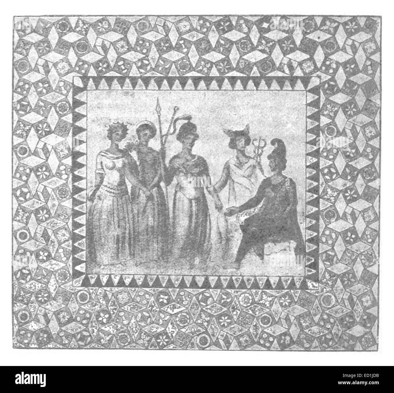 Dieser Titel bezieht sich wahrscheinlich auf eine Illustration oder ein Dokument mit der Bezeichnung „UTACD ABB 19“, möglicherweise aus einer historischen oder akademischen Publikation, in der bestimmte Details oder künstlerische Inhalte dargestellt werden. Stockfoto