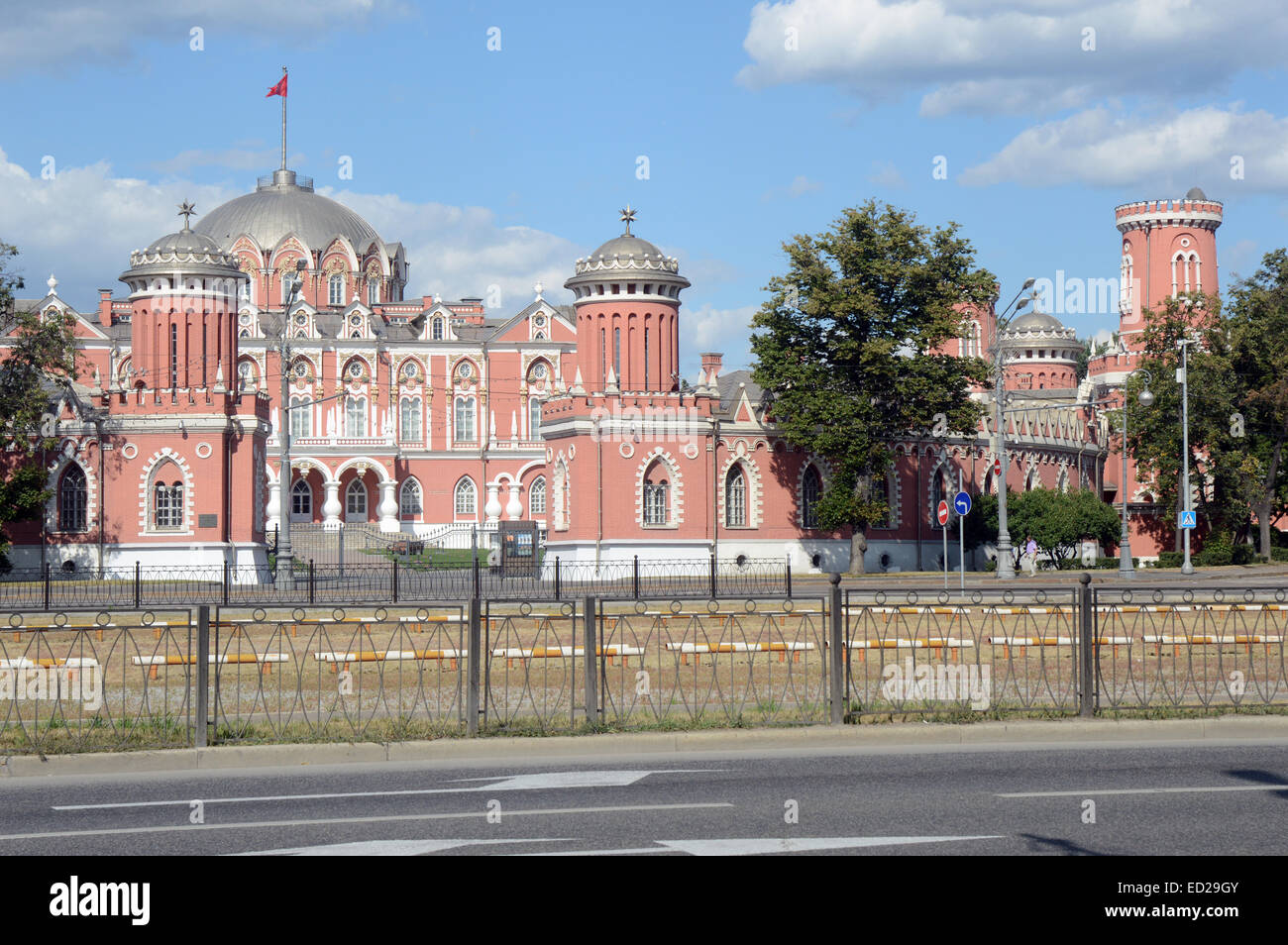 Die Petroff Palast Moskau Sommertag Juli Stockfoto