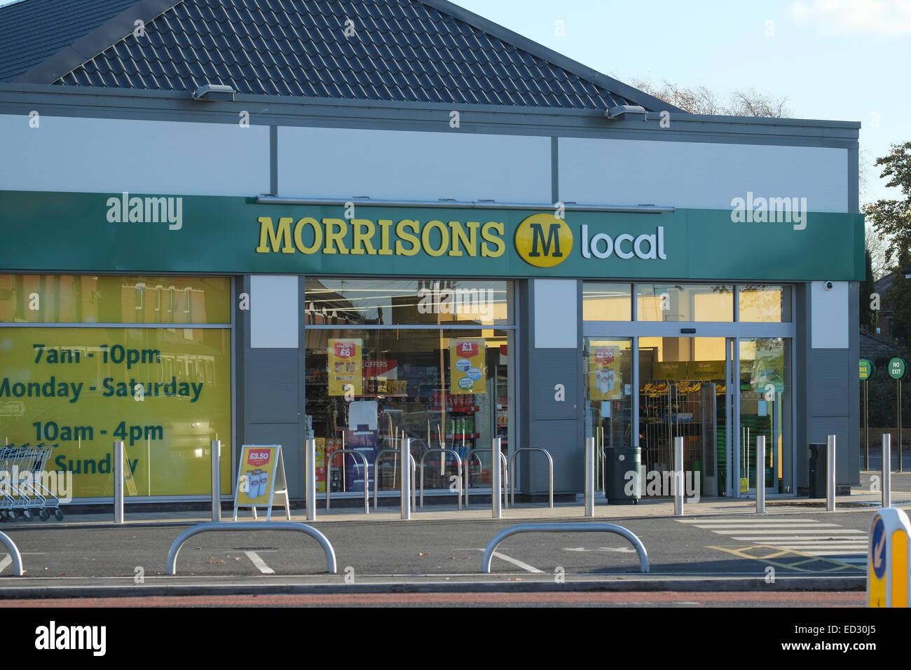 Preston Lancashire: Morrisons Supermarkt Stockfoto