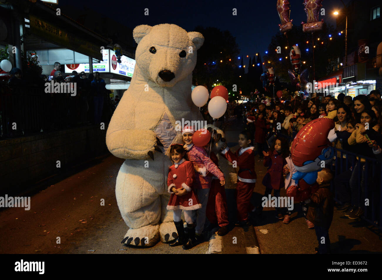 Weihnachten Parade In Nazareth Heiligabend Wird Viel Gefeiert In