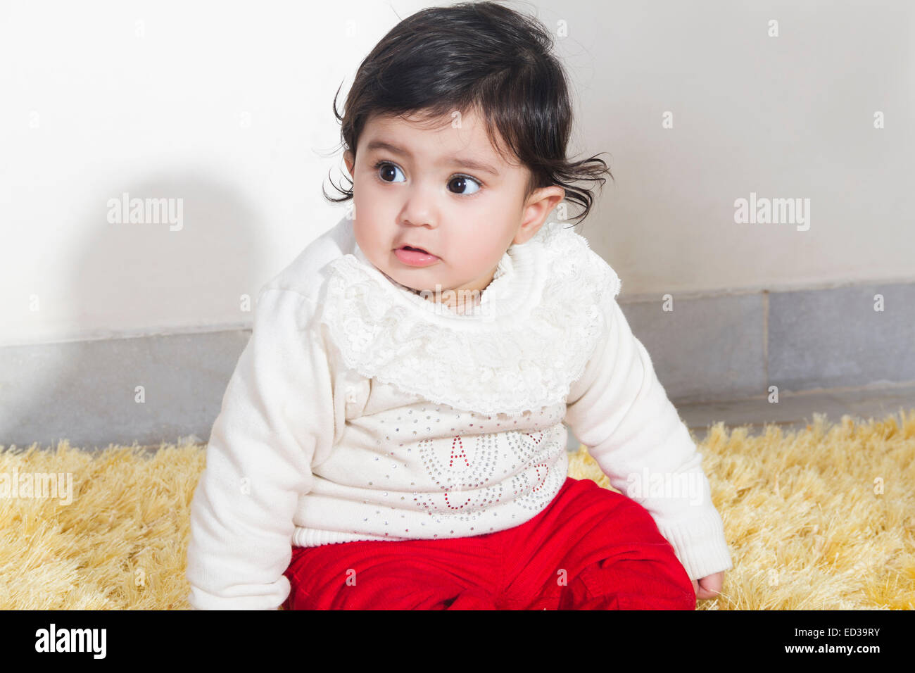 1 indische Kind Baby Stockfoto