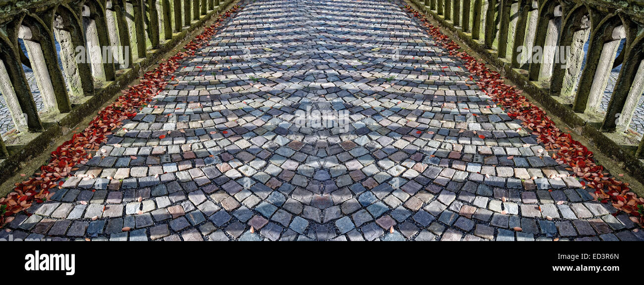 Coloured Paving Stones Stockfotos und -bilder Kaufen - Alamy