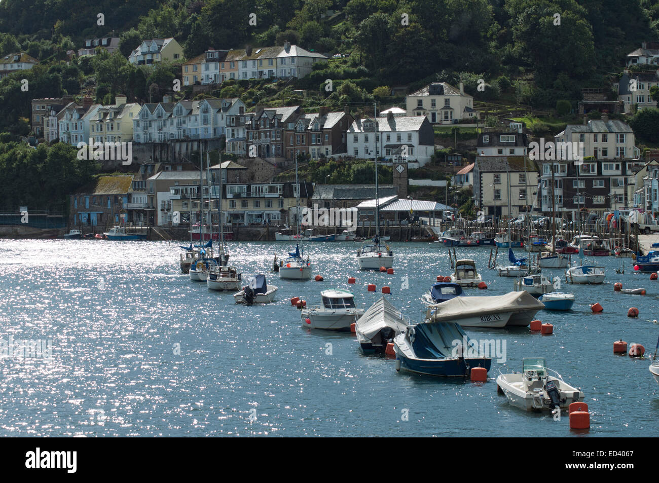 Fischerei Dorf von Looe, Cornwall, England Stockfoto