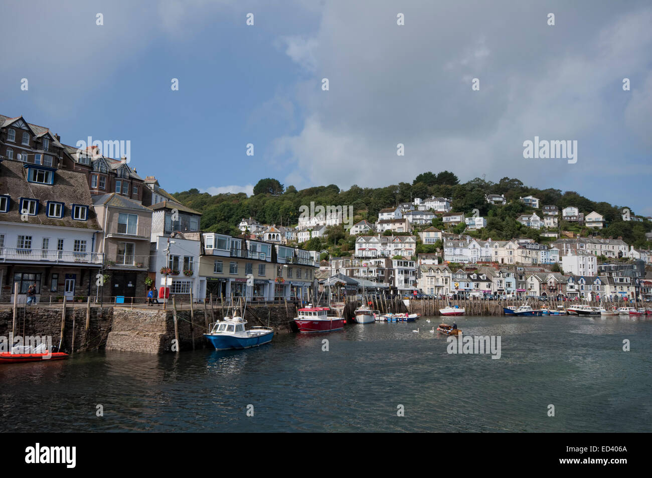 Fischerei Dorf von Looe, Cornwall, England Stockfoto