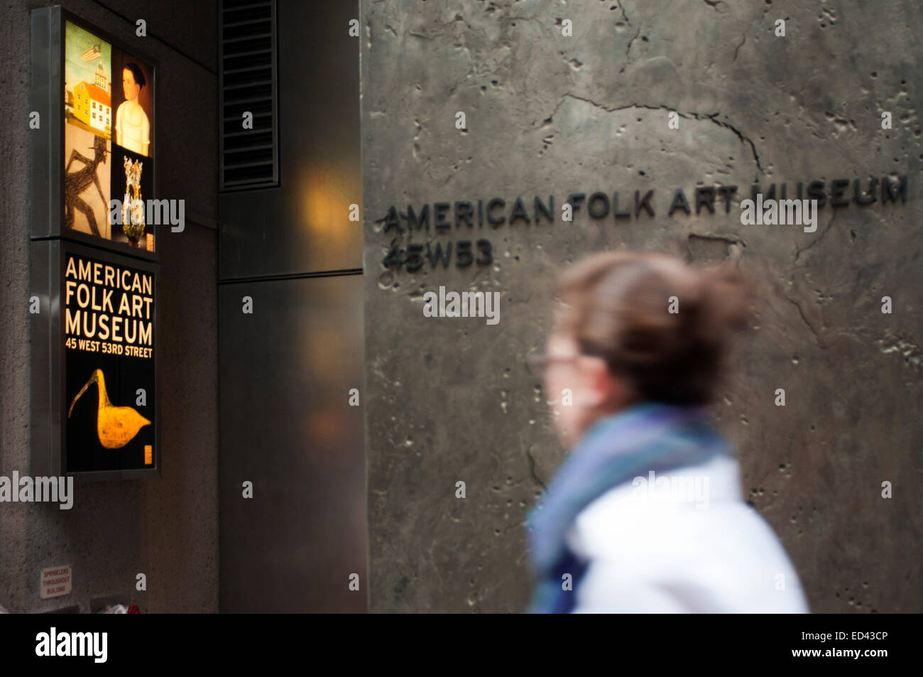 American Folk Art Museum New York City. NEW YORK CITY. USA. Das