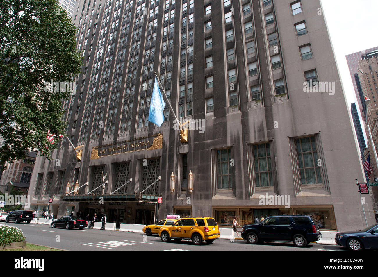 Außen Waldorf Astoria NewYork. Manhattan. NY. USA. Hotel Waldorf