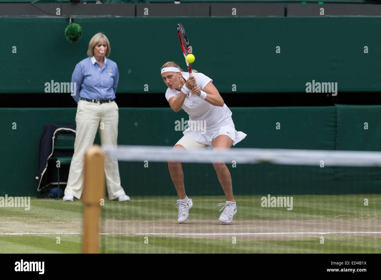 05.07.2014. die Wimbledon Tennis Championships 2014 statt in The All England Lawn Tennis and Croquet Club, London, England, UK. Stockfoto