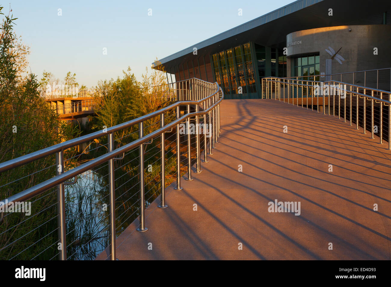 Clark County Wetlands Park Nature Preserve und Nature Center in der Nähe von Las Vegas, Nevada. Stockfoto