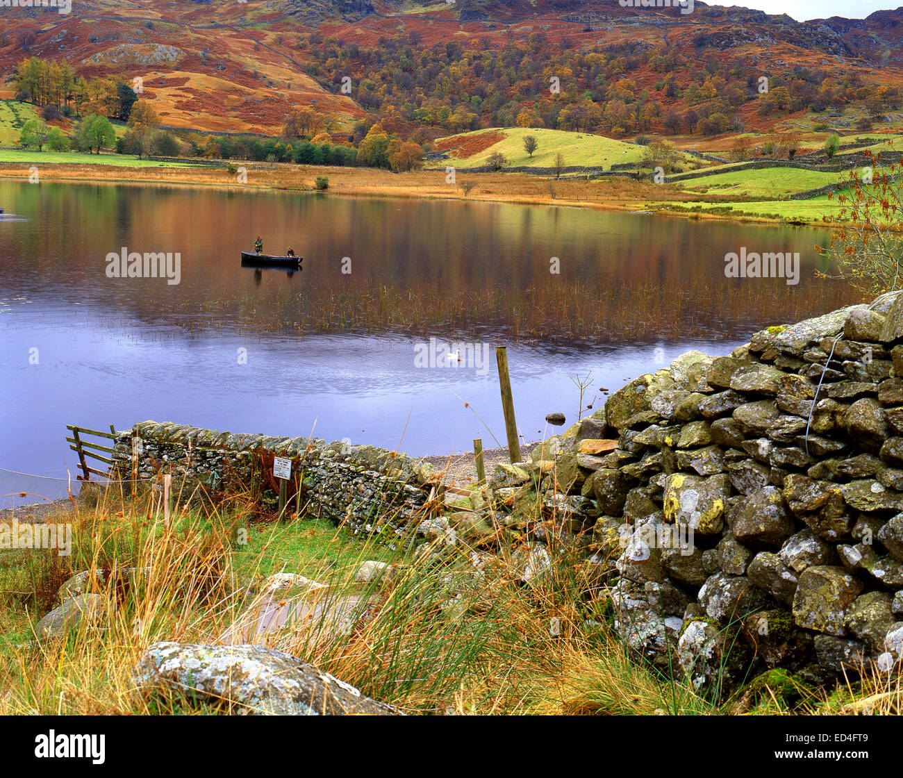 England: Watendlath Tarn, Lake District, Cumbria Stockfoto
