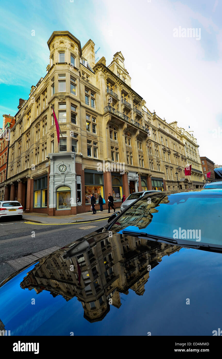 Christies Auktion Haus Hauptsitz in King Street, London SW1. Der weltweit älteste bildende Kunst Auktionator. Stockfoto