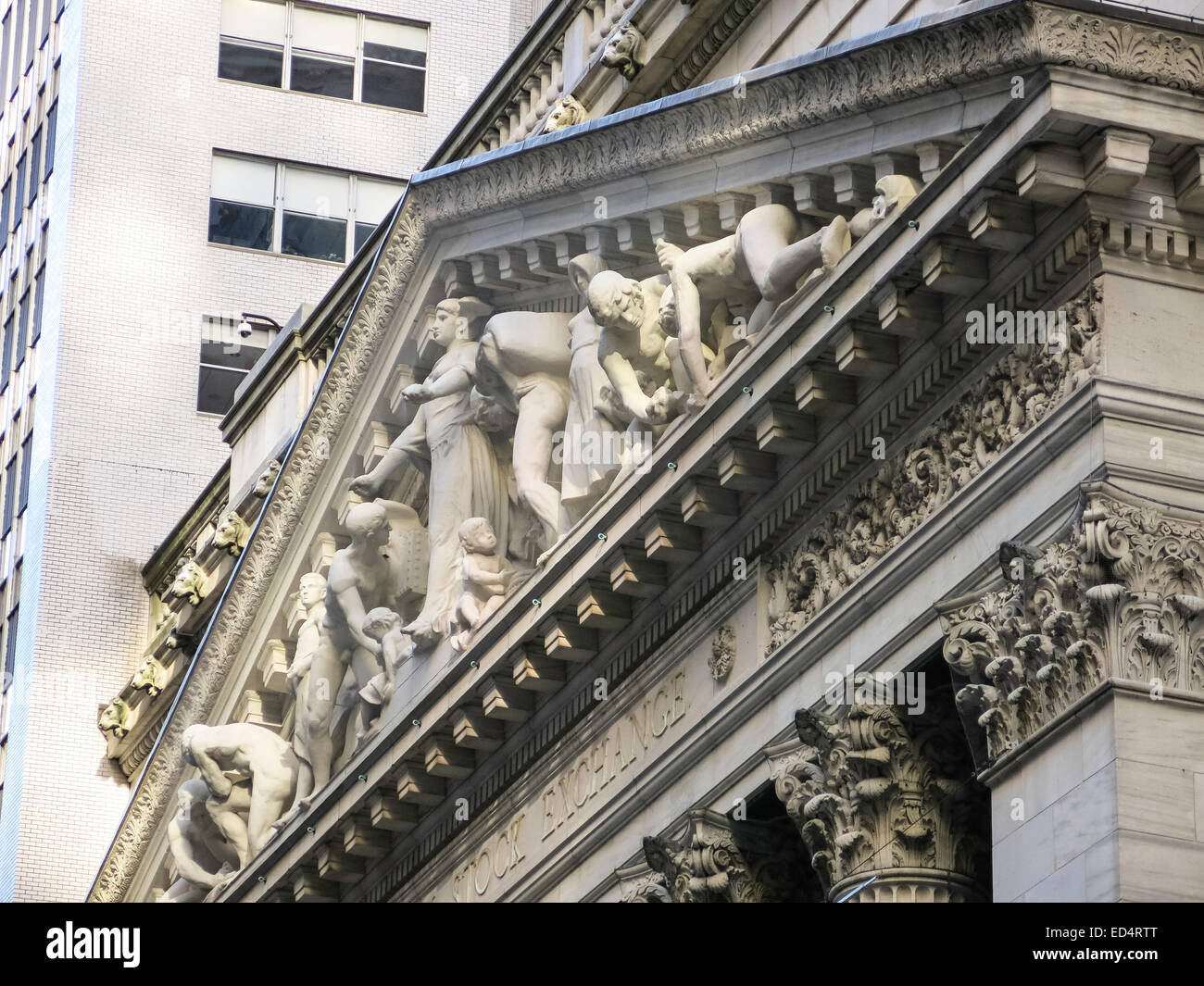 New Yorker Börse, NYC Stockfoto