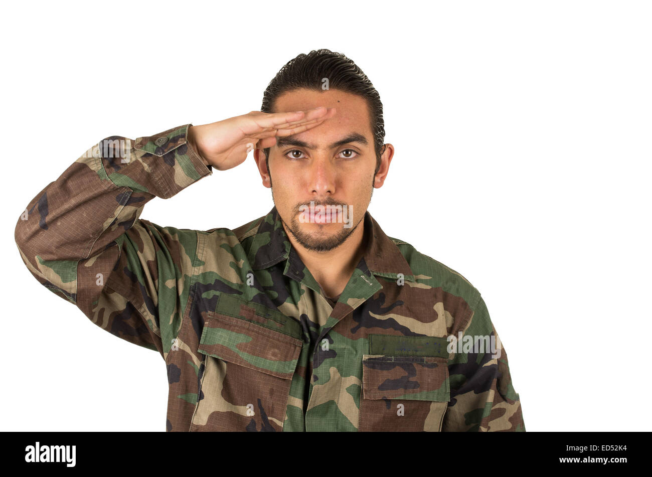 Spanischer Soldat in uniform Stockfoto