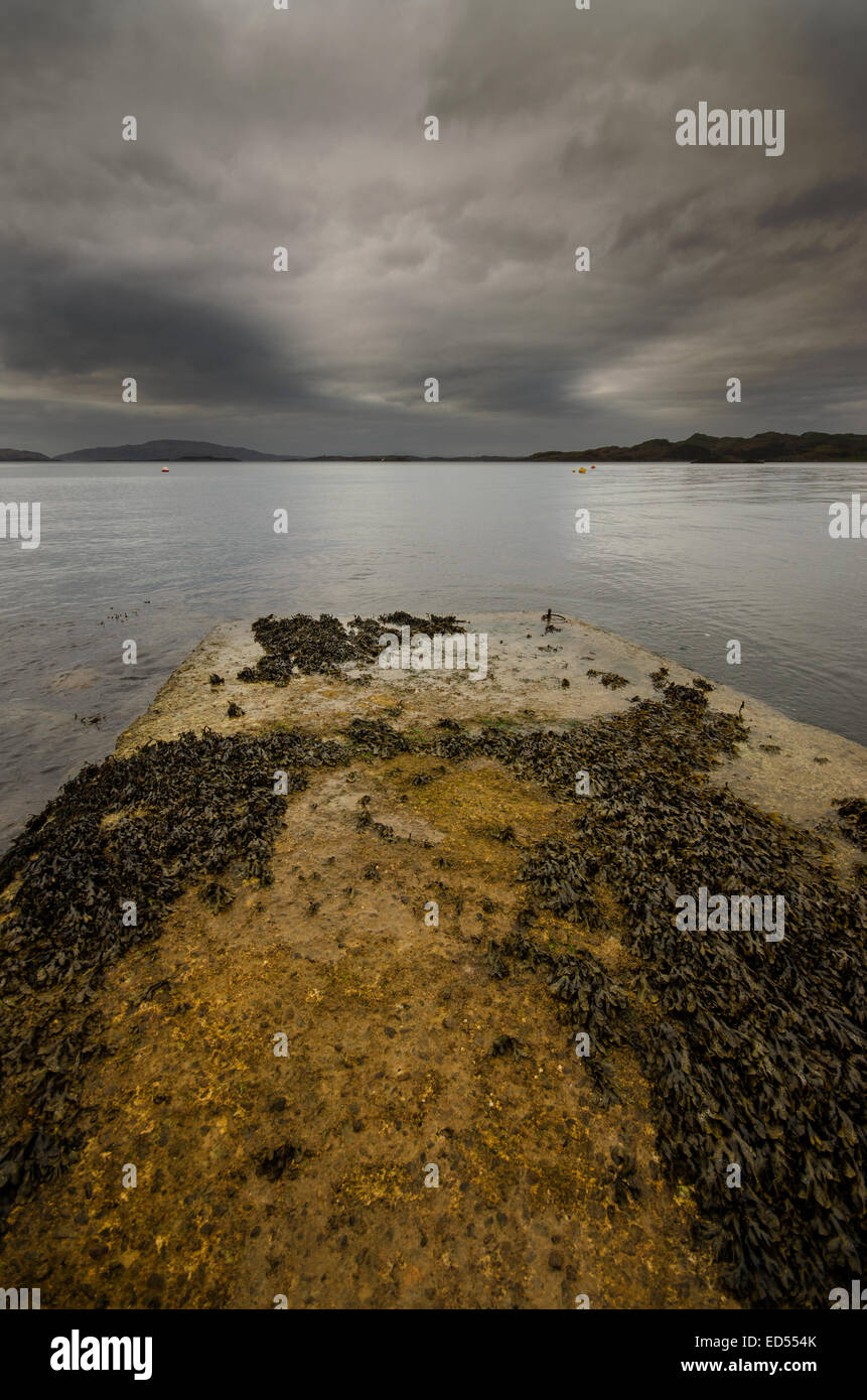 Crinan an der Westküste Schottlands Stockfoto