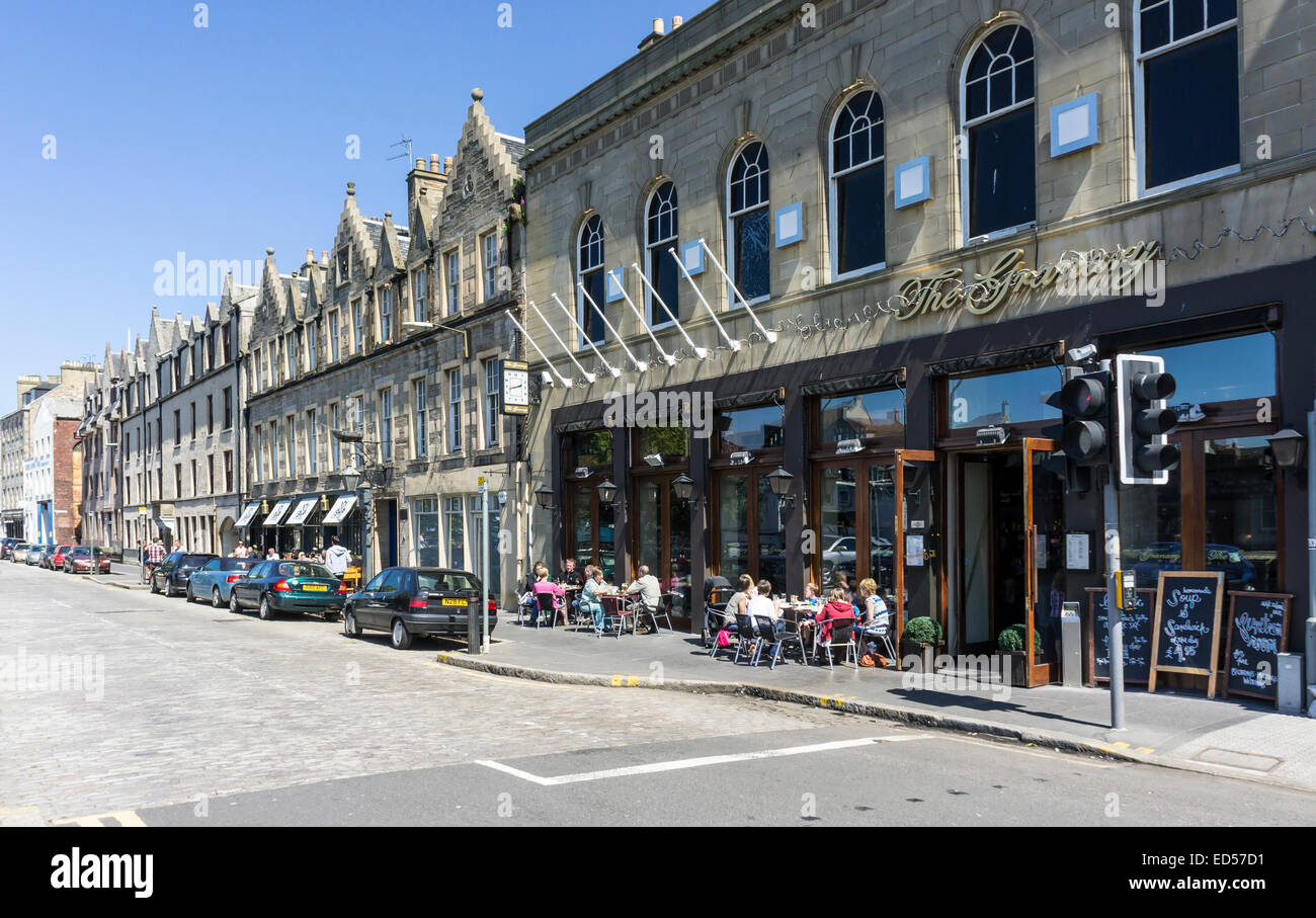 Der Getreidespeicher am Ufer Leith Harbour Edinburgh Schottland Stockfoto