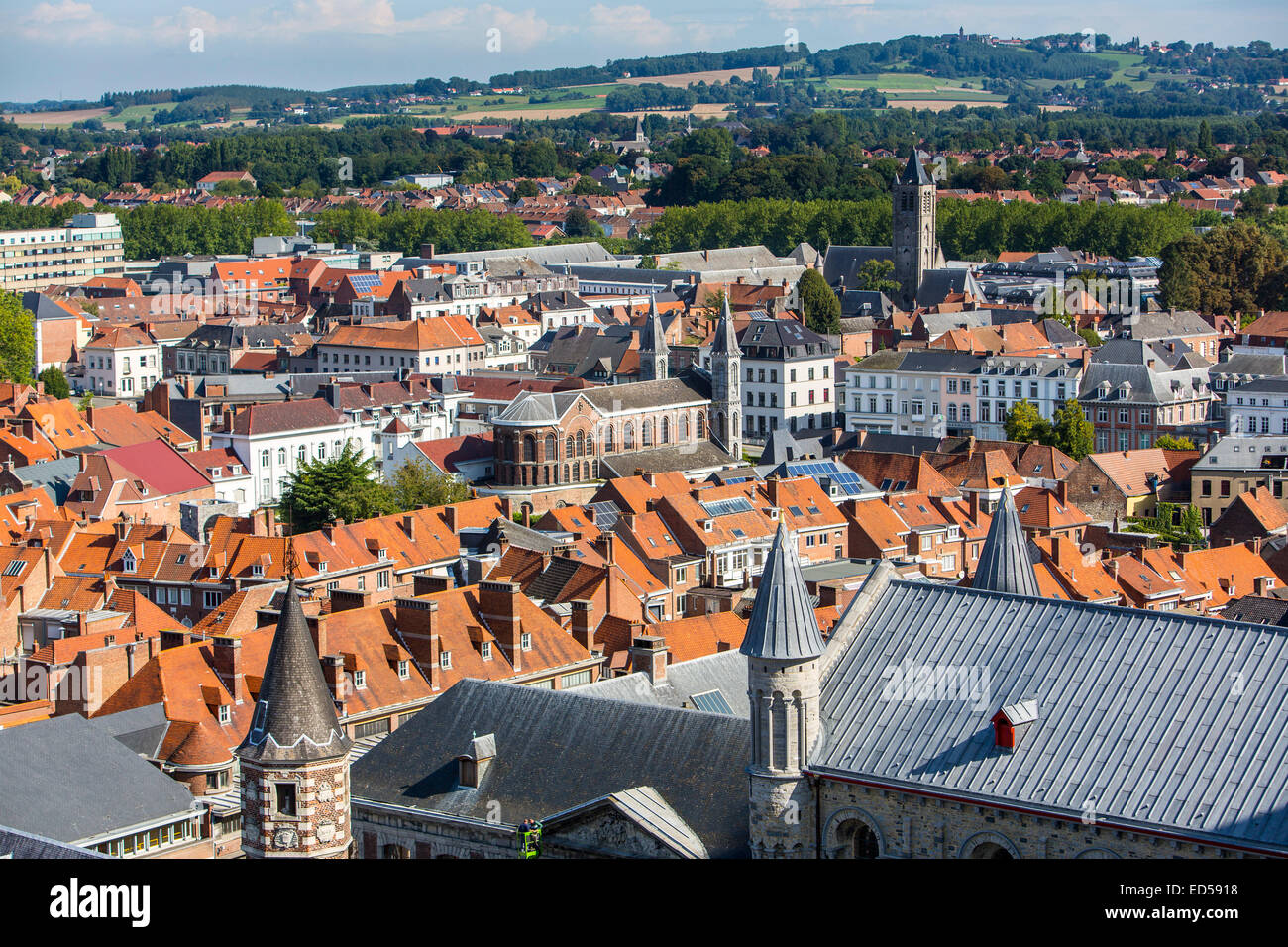 Blick über die Dächer der Altstadt, Stockfoto