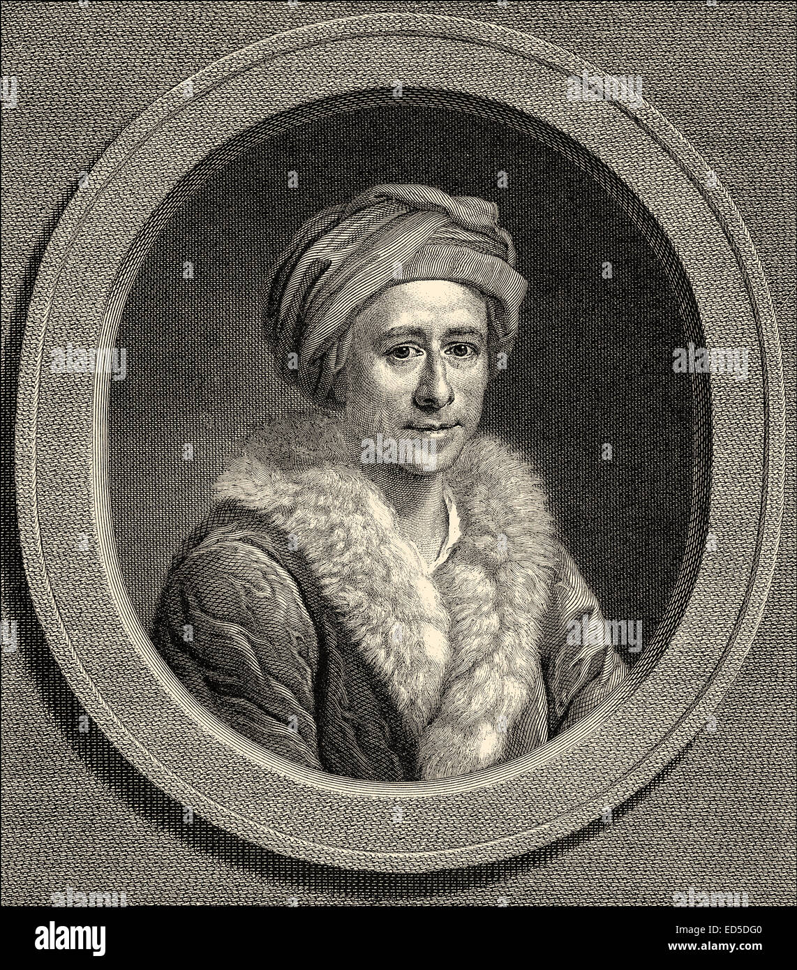 Johann joachim winckelmann 1717 1768 a german archaeologist Stockfotos