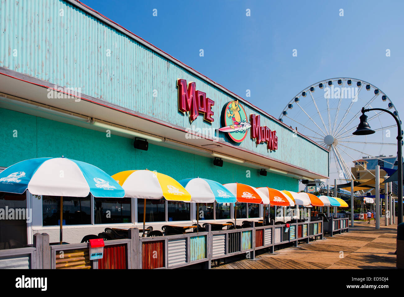 Moe Monde Restaurant und Bar in Myrtle Beach, South Carolina, USA Stockfoto