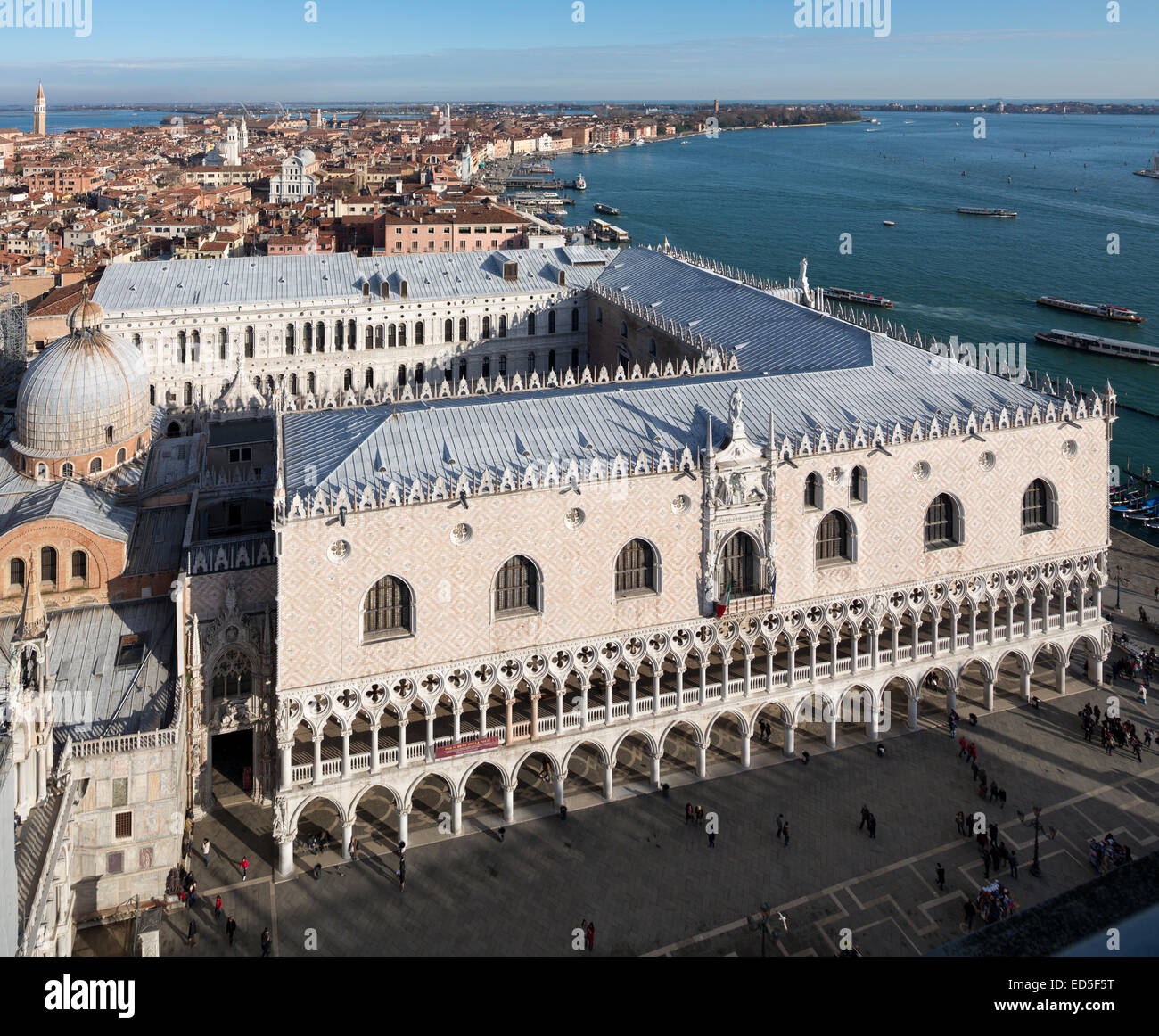 Der Doge Palast oder Palazzo Ducale, Venedig, Italien Stockfoto