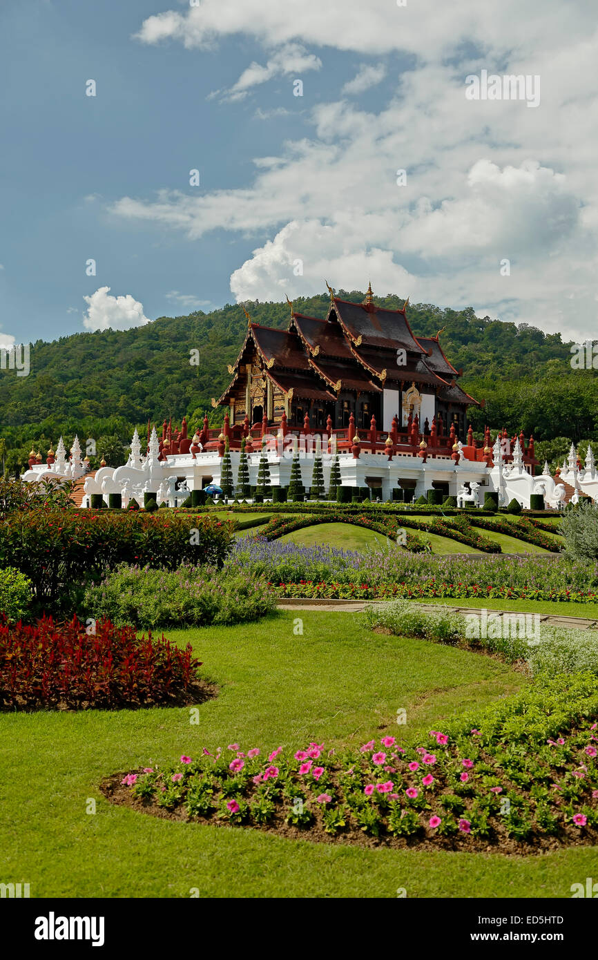 Royal Pavillon, Royal Park Rajapruek, Chiang Mai, Thailand Stockfoto