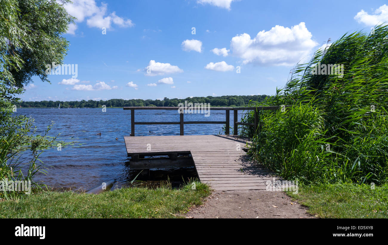 Havel in der Nähe von Werder ins Sommer (Potsdam) Stockfoto