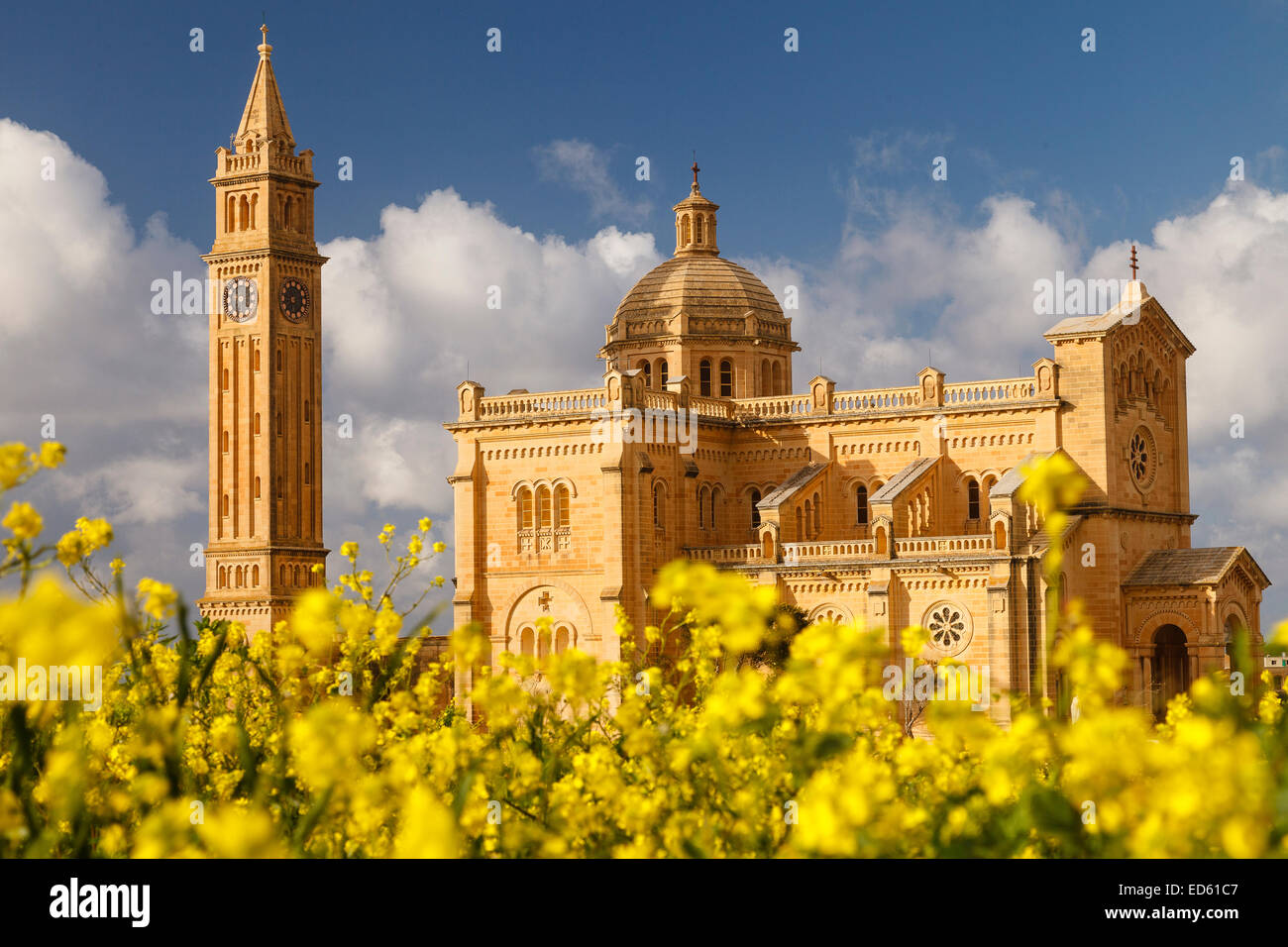 TA´Pinu Sanctuary, Wallfahrtsort. Insel Gozo. Malta. Europa Stockfoto