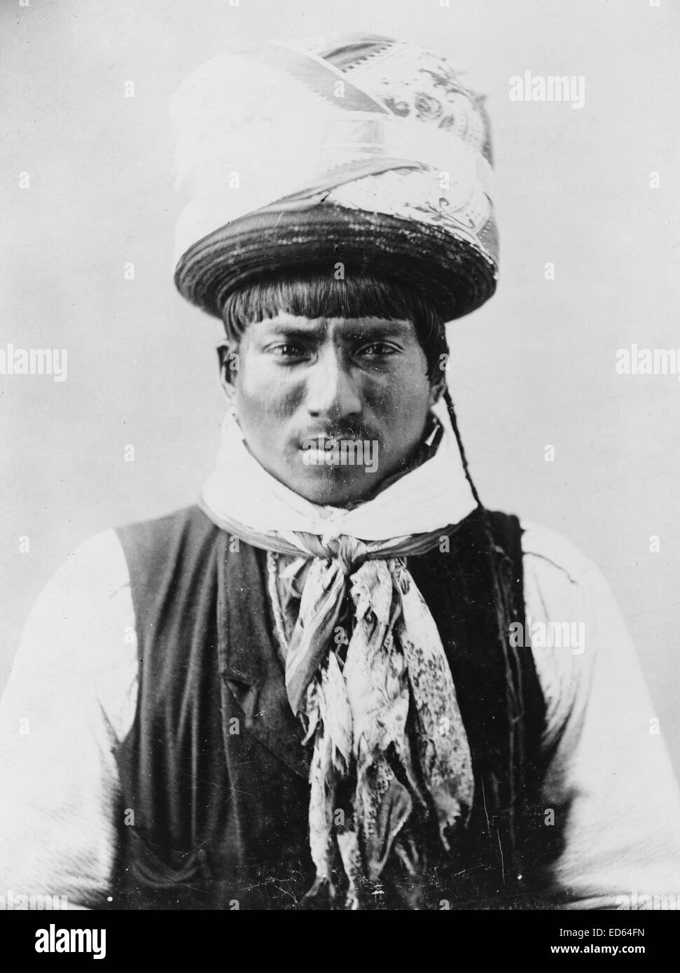 Seminole trotzen "Billy Bowlegs,' c1895. Gelatine-Silber. Stockfoto