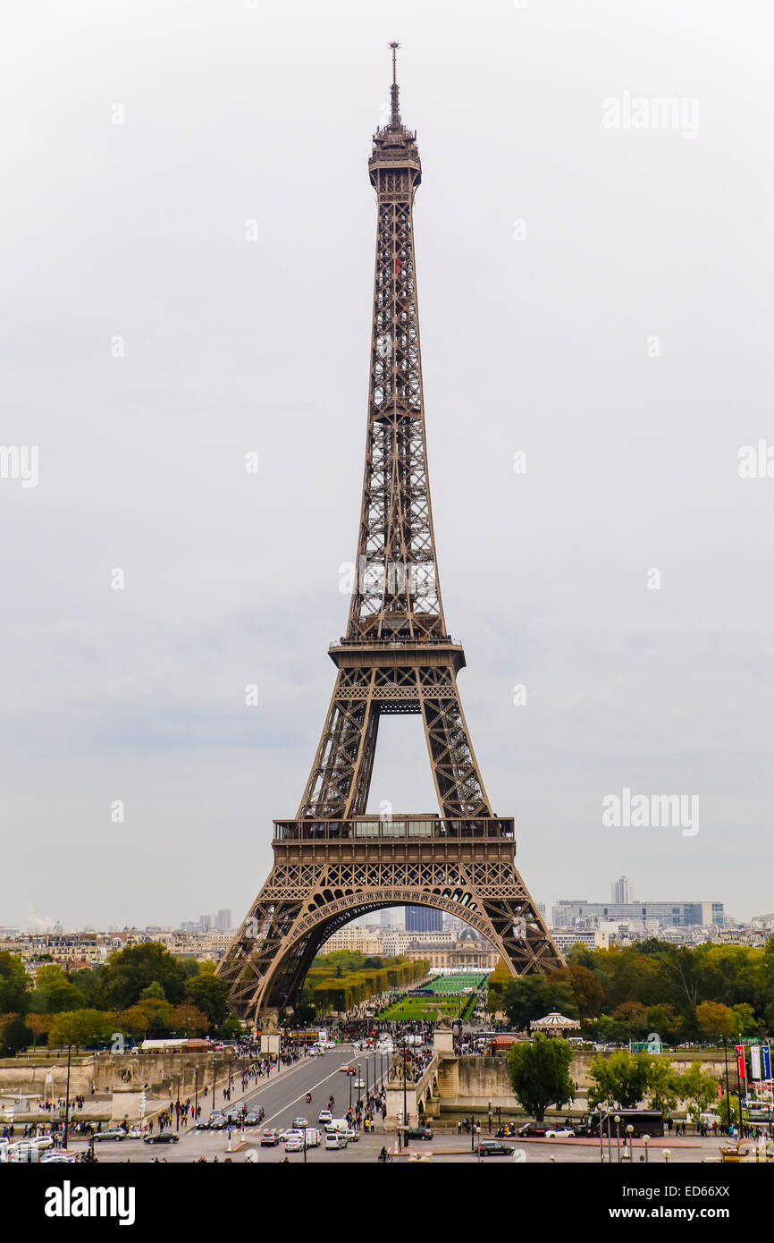 Paris-Eiffel Tower-Tag Stockfoto