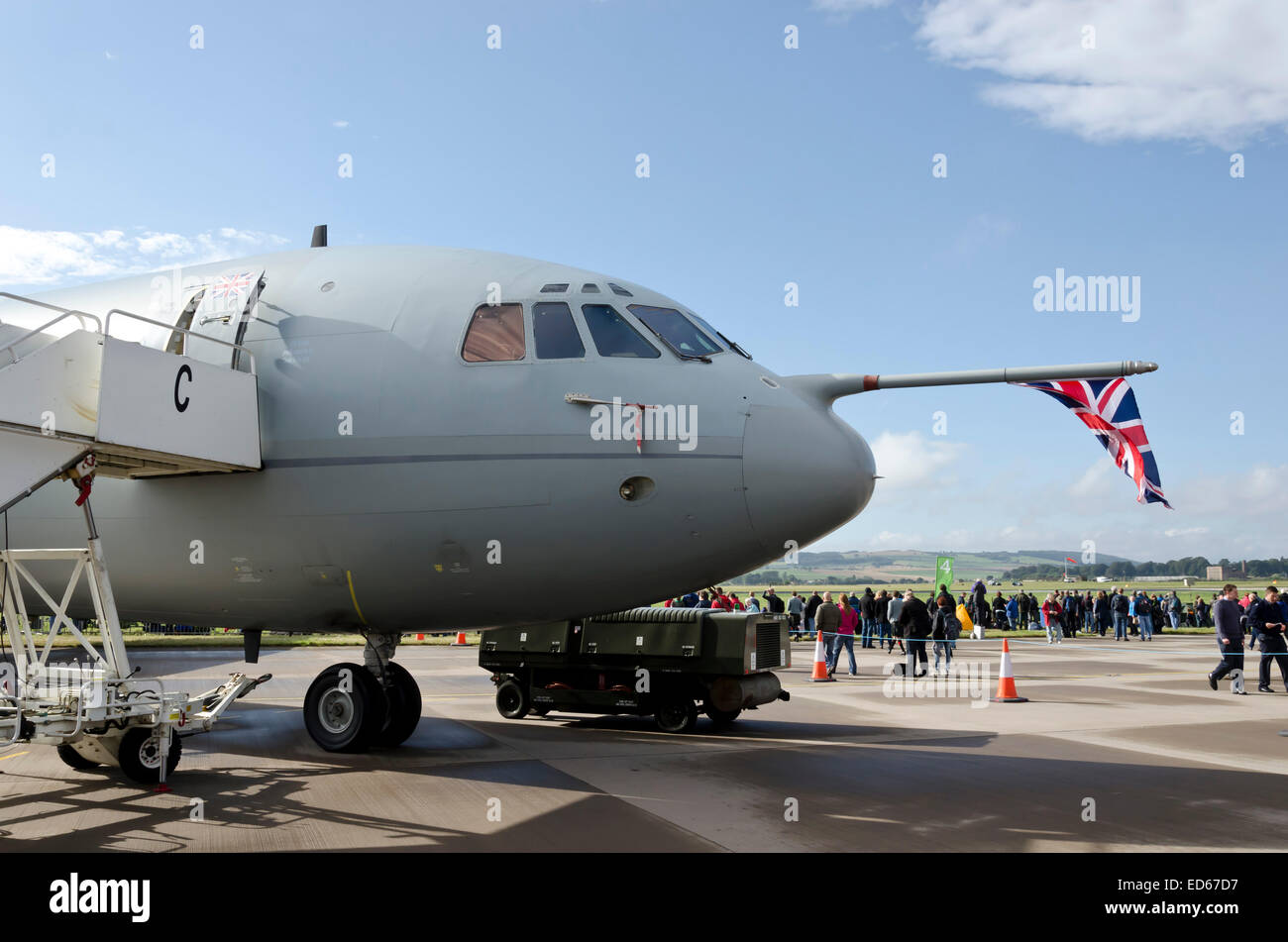 Vickers VC10 K3 umgewandelt für Luft tanken in den späten 1970er Jahren. Bei Leuchars Flugschau, 2013. Stockfoto