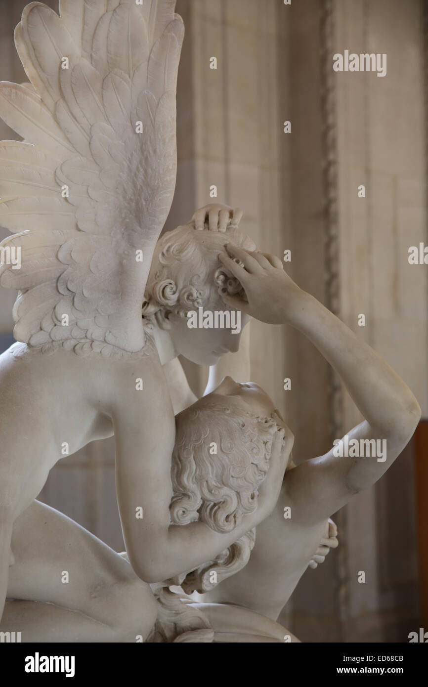 Antonio Canova Skulptur im Louvre-museum Stockfoto
