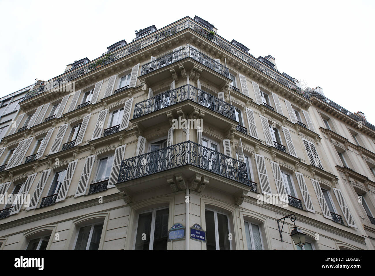 Paris-Gebäude-Architektur Stockfoto