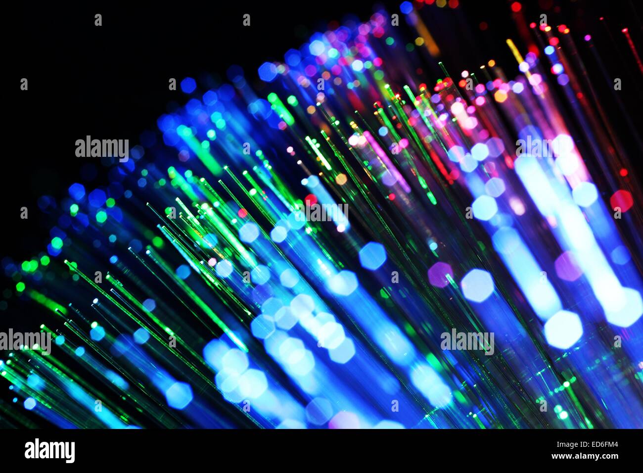 Fiber-optics Stockfoto