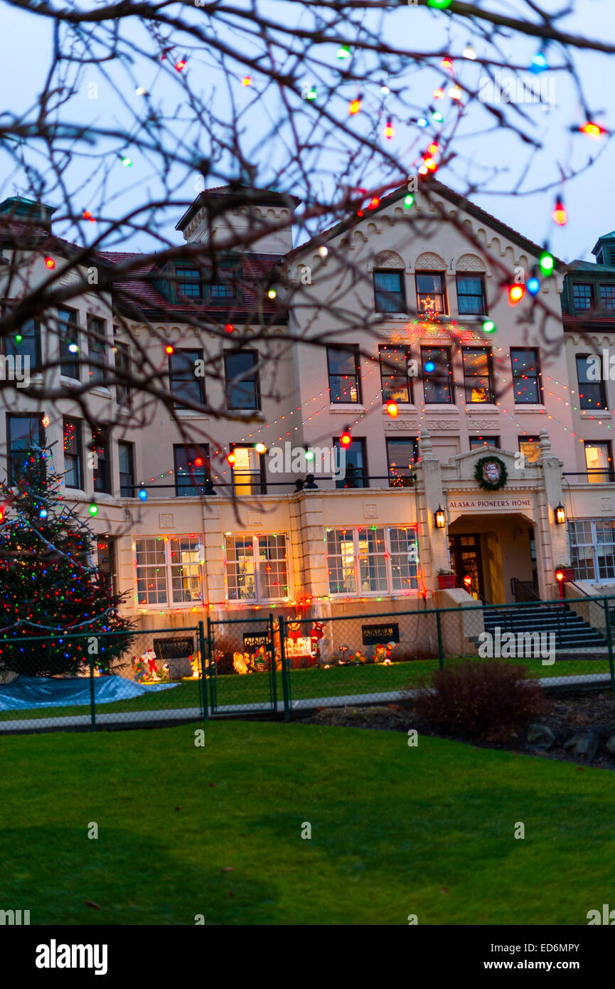 Die Alaska-Pionier-Haus ist ein betreutes Wohnen zuhause in Sitka im US-Bundesstaat Alaska. Stockfoto