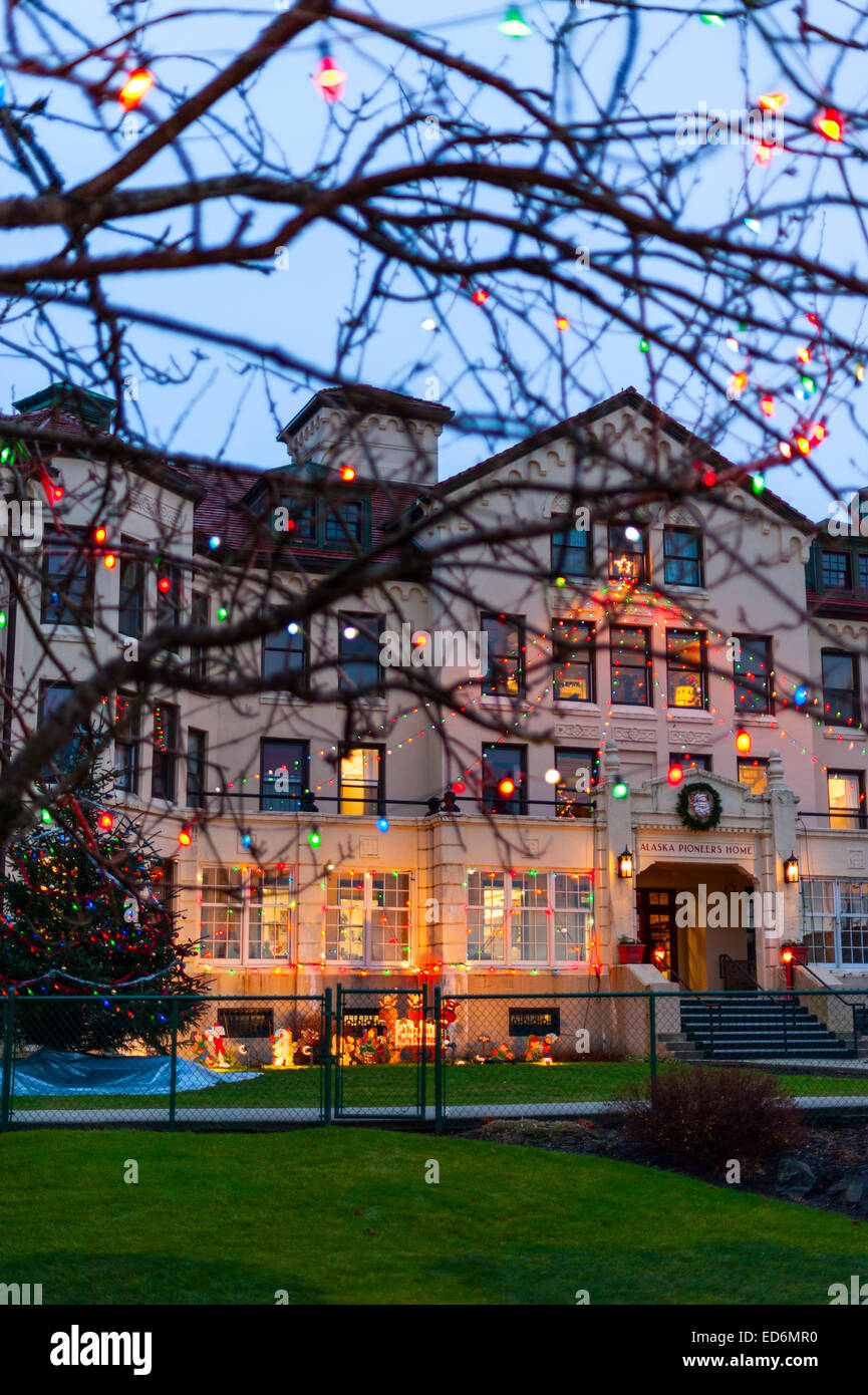 Die Alaska-Pionier-Haus ist ein betreutes Wohnen zuhause in Sitka im US-Bundesstaat Alaska. Stockfoto
