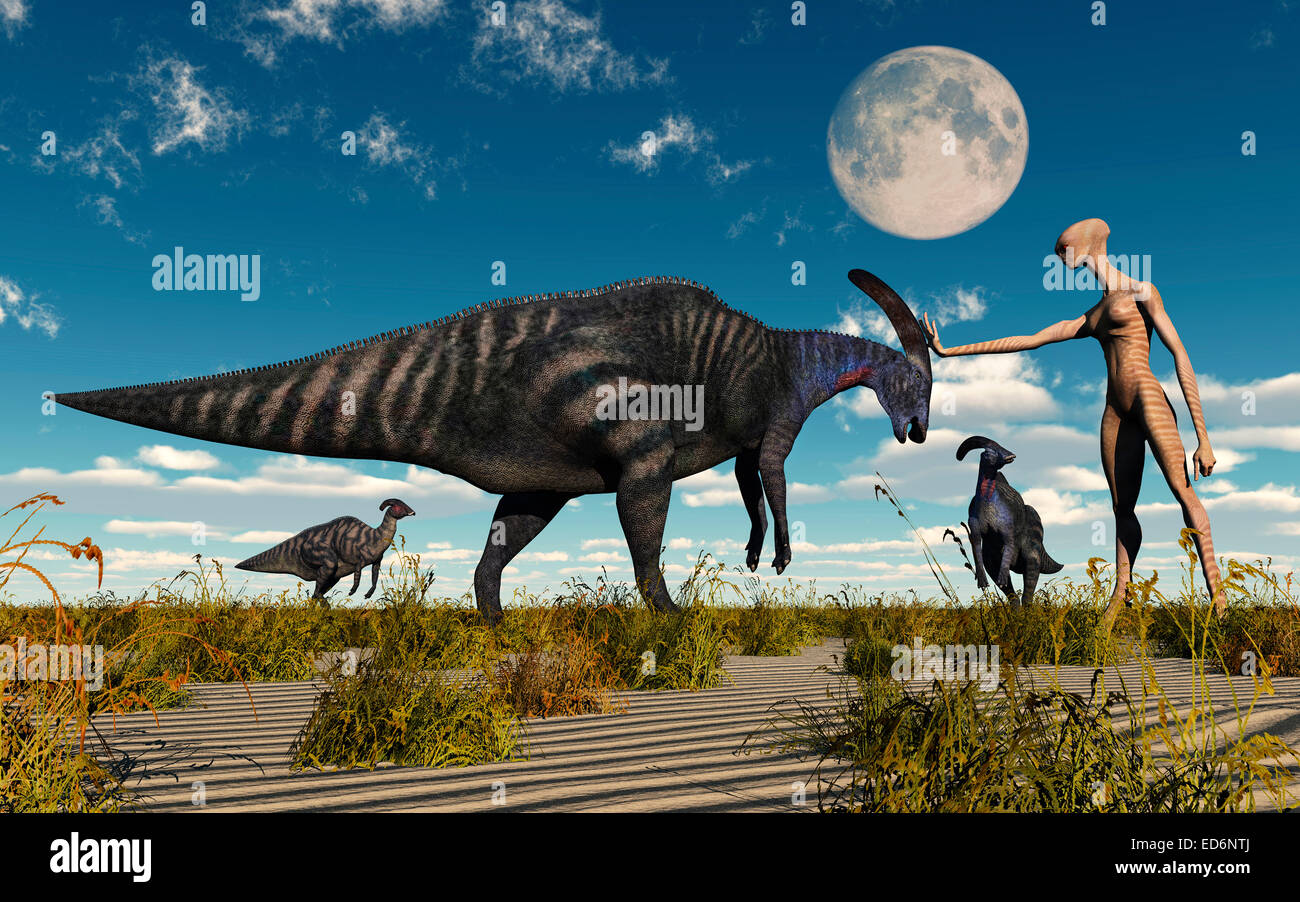 Parasaurolophus dinosaur Fotos und Bildmaterial in hoher Auflösung Alamy