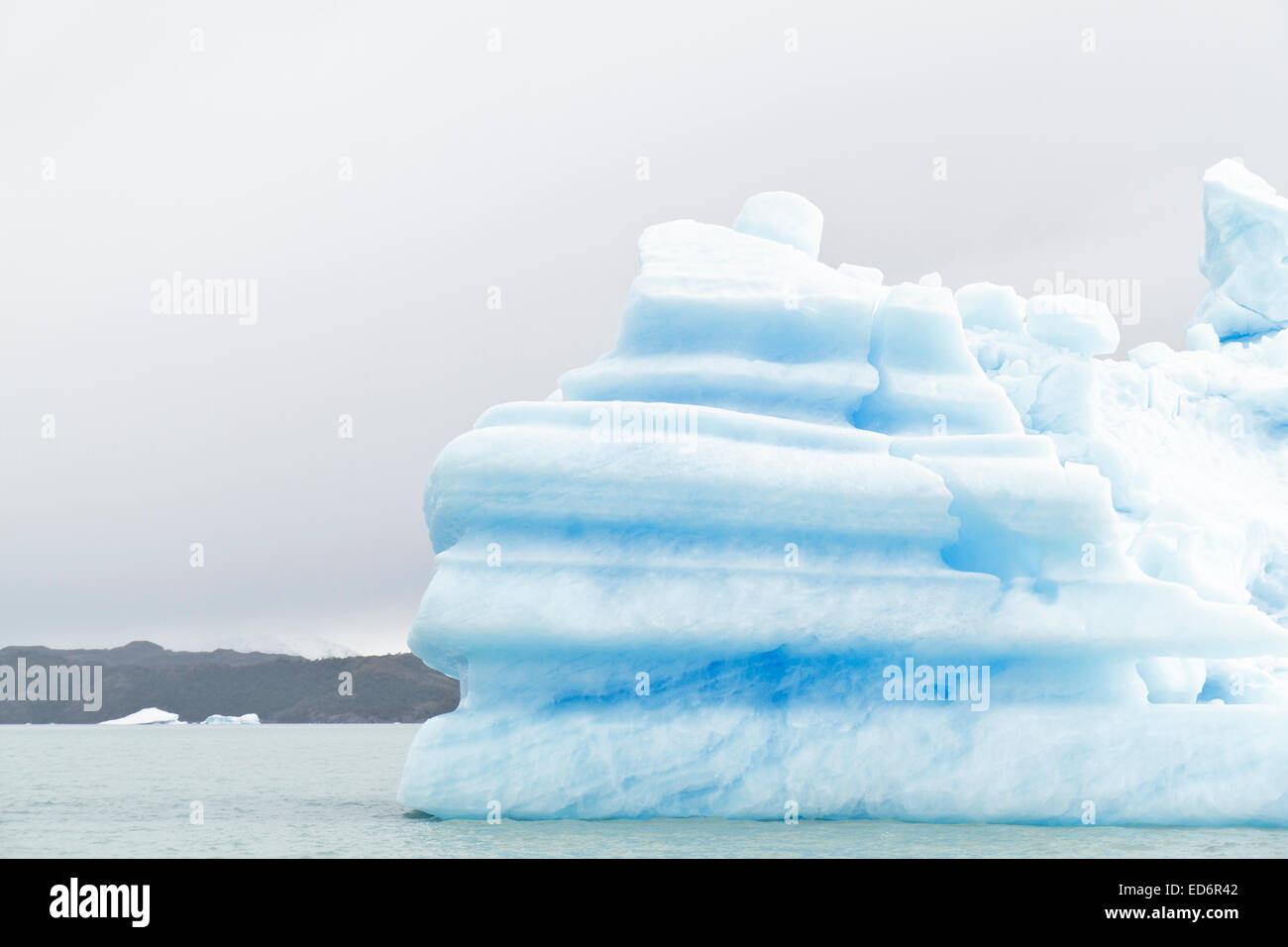 Eisberge aus Upsala Gletscher auf See Argentinien in Patagonien Stockfoto