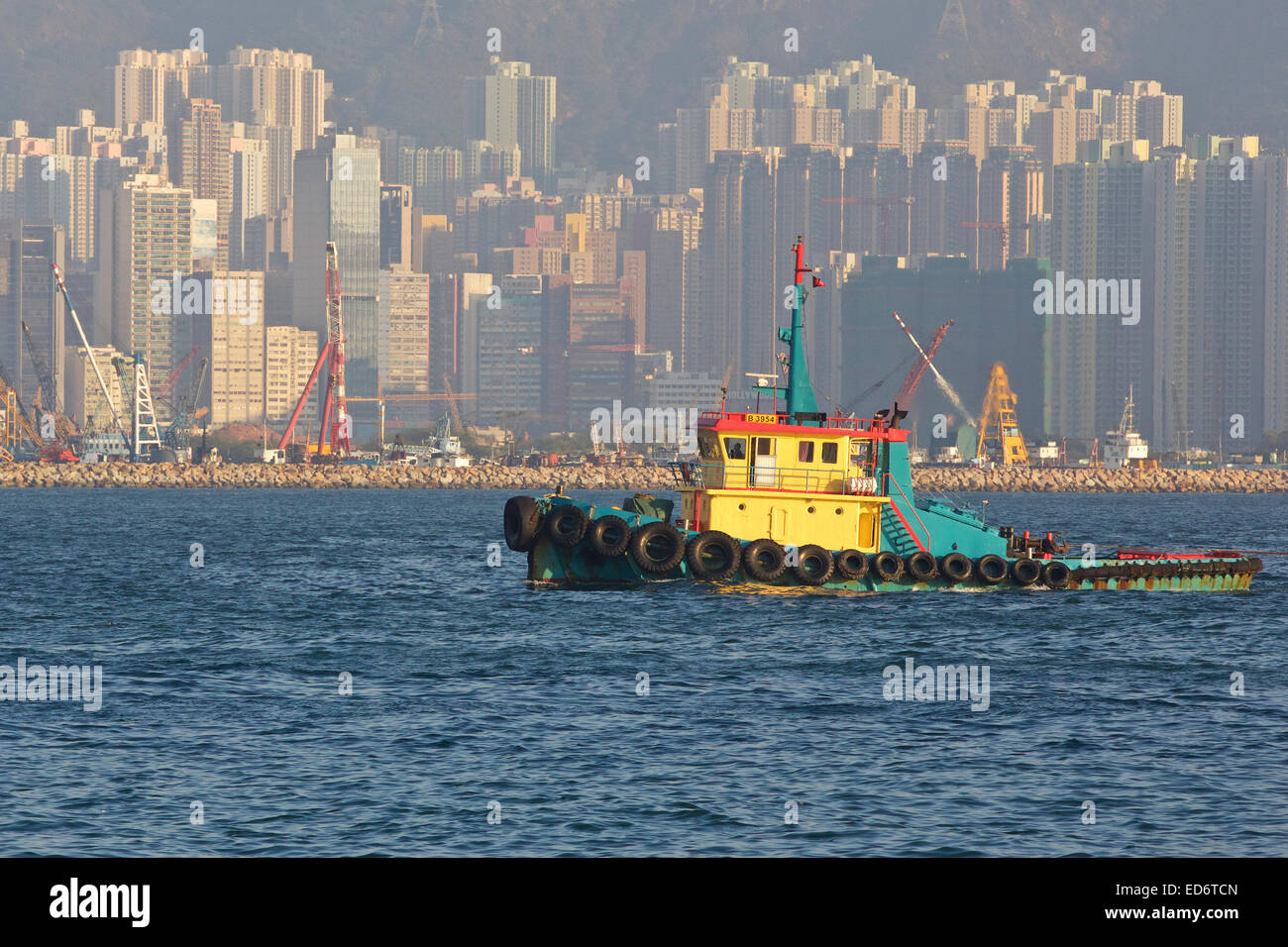 Morgen In Kowloon Bay, Hong Kong. Stockfoto