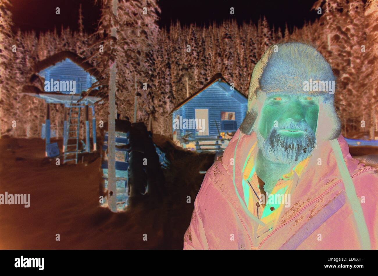 Stuart Macalister Trapper Yukon Stockfoto