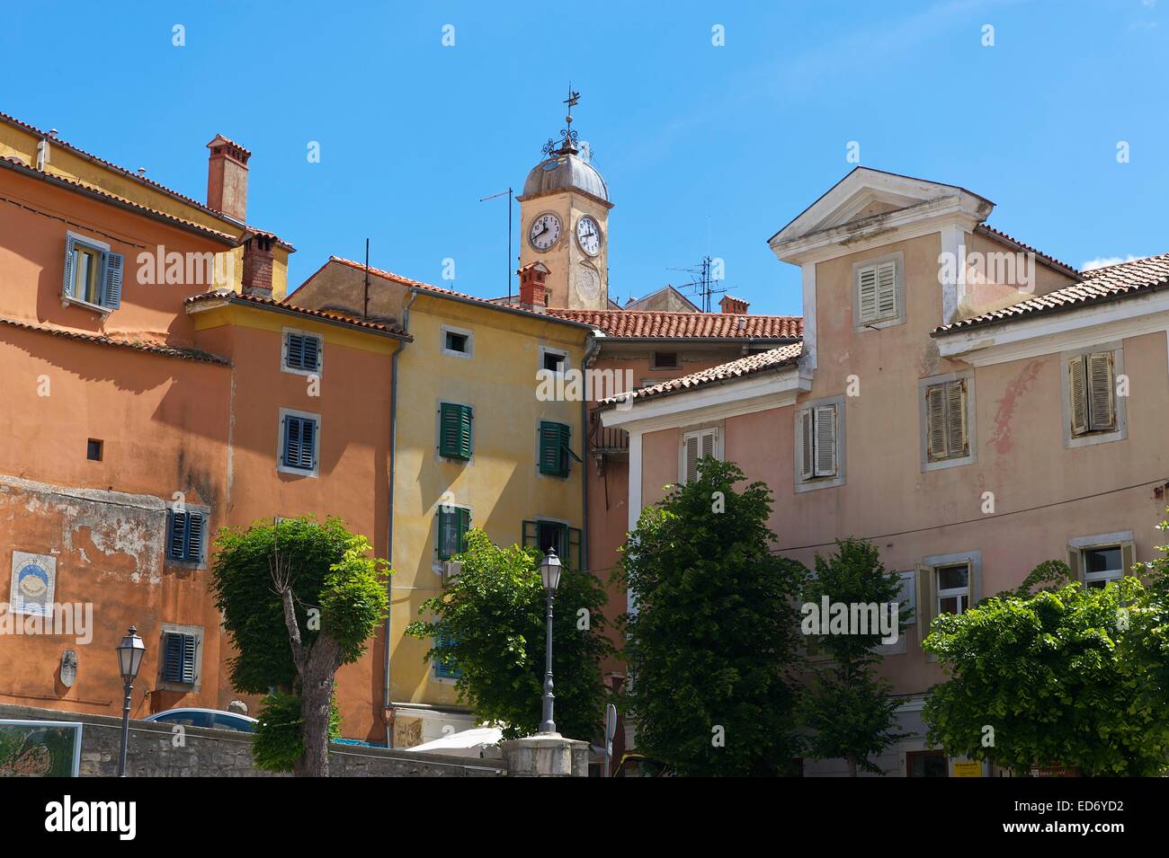 Altstadt, Labin, Istrien, Kroatien Stockfoto