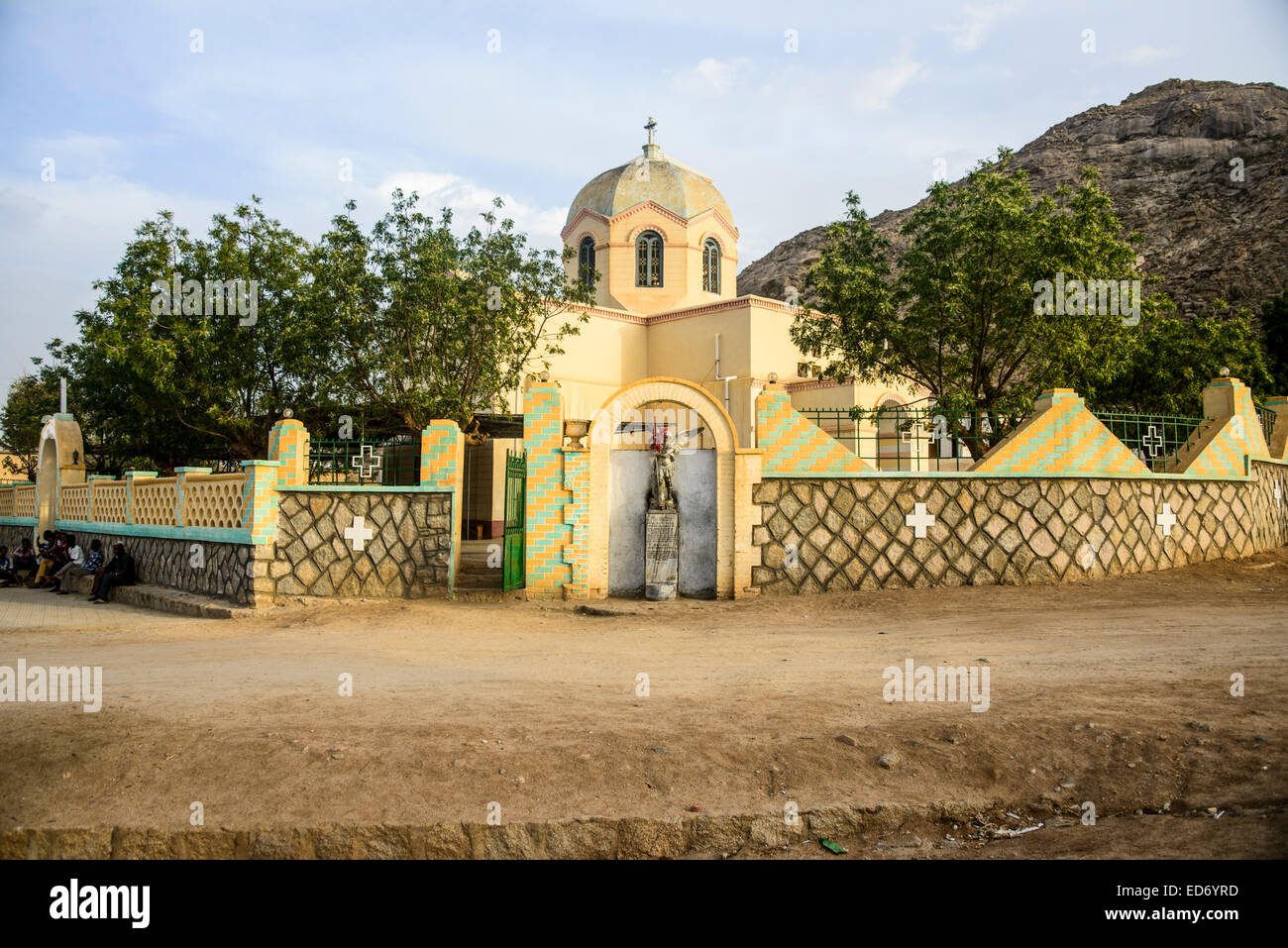 Katholische Kirche St. Michael, Keren, Eritrea Stockfoto