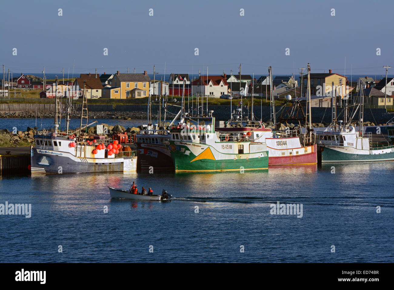 Fischerhafen in Bonavista, Neufundland, Kanada, Stockfoto
