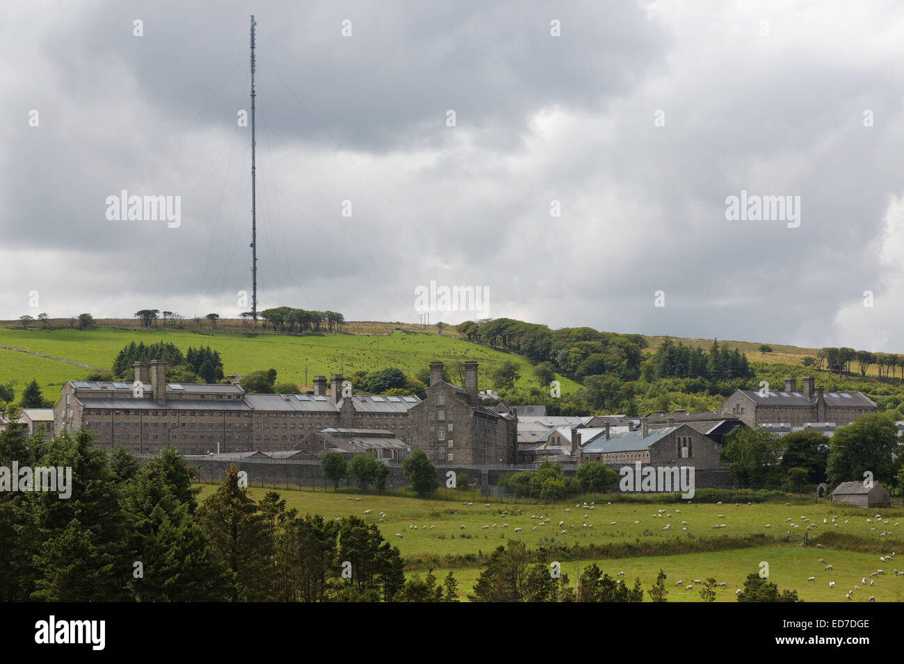 HM-Gefängnisses Dartmoor in Princetown, Dartmoor, Devon, UK. Stockfoto