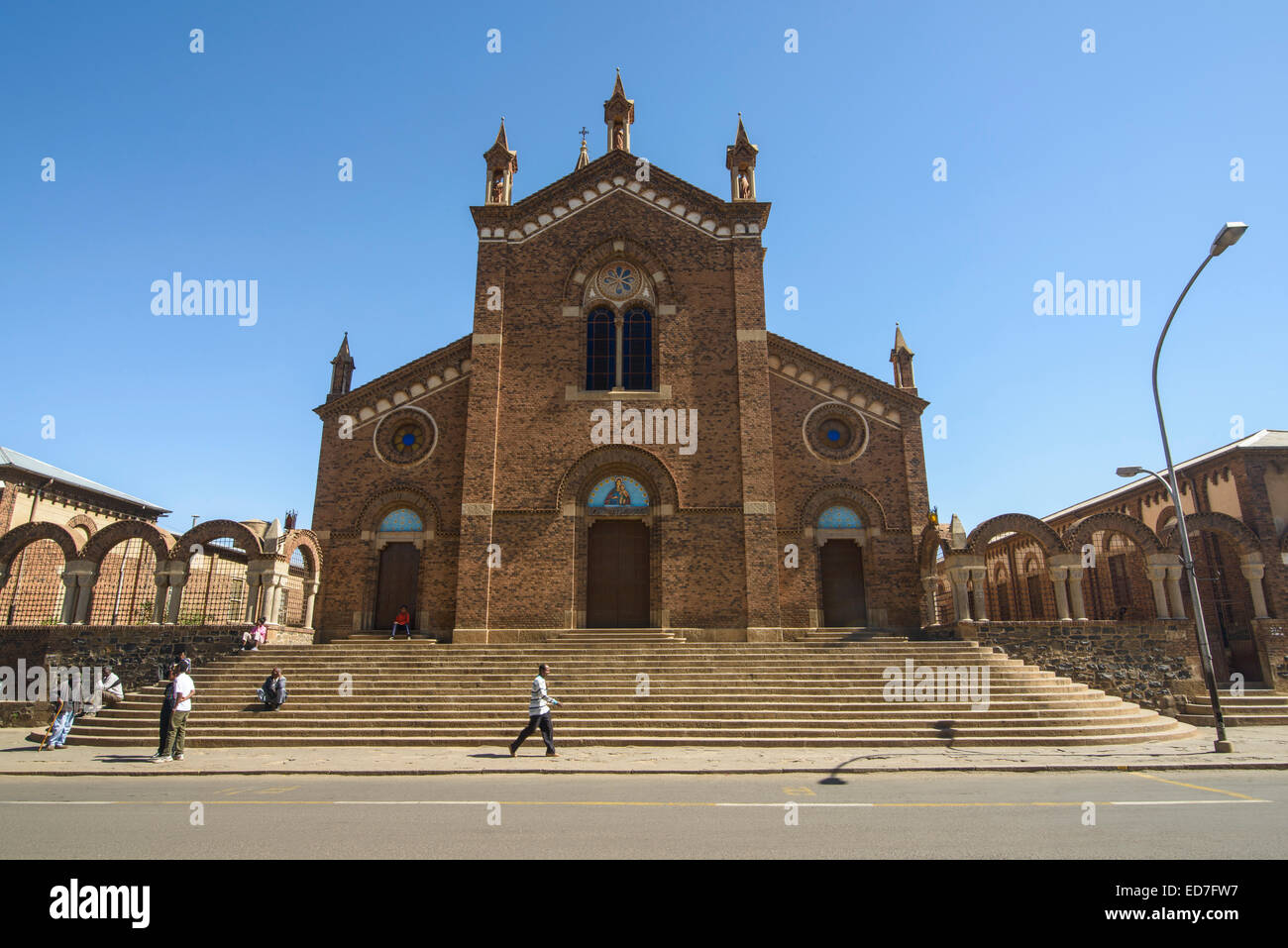 Katholische Kathedrale St. Marien Harnet Avenue, Asmara, Eritrea Stockfoto