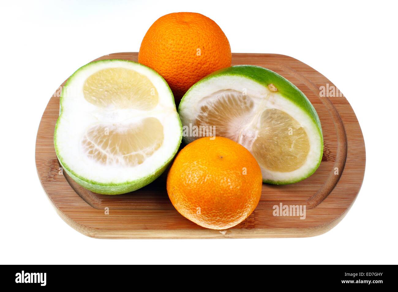 Frische gesunde Frucht exotische auf weißem Hintergrund Stockfoto