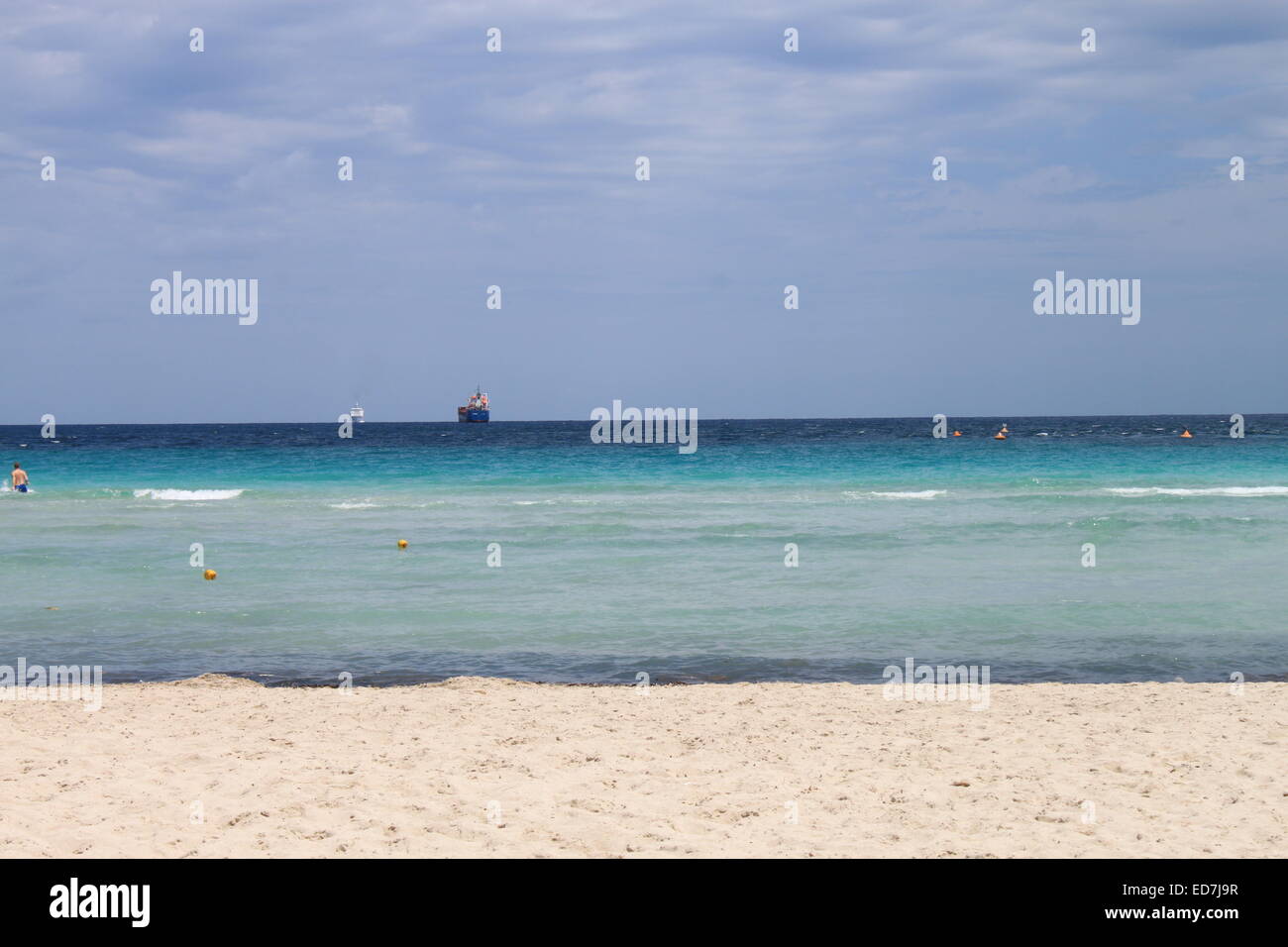 Strand auf Mallorca Stockfoto