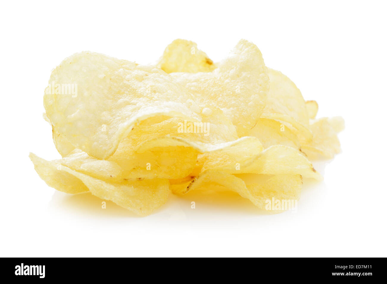 Kartoffelchips Stockfoto