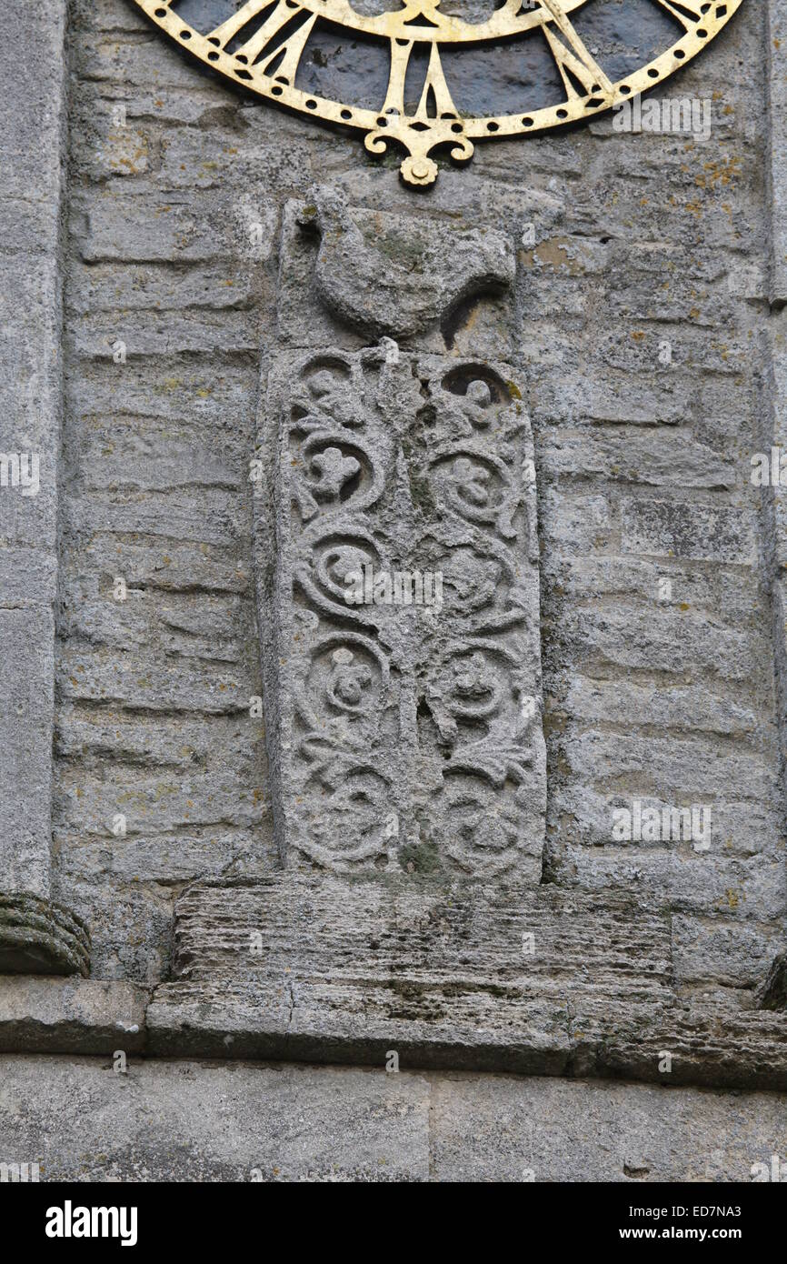 St. Johannes der Täufer, angelsächsischen Kirche, Barnack, Northamptonshire Stockfoto