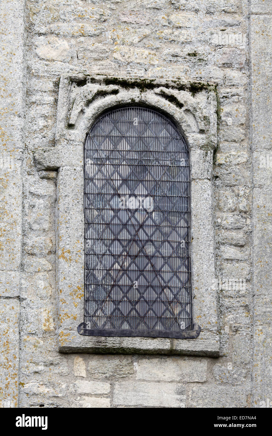 St. Johannes der Täufer, angelsächsischen Kirche, Barnack, Northamptonshire Stockfoto