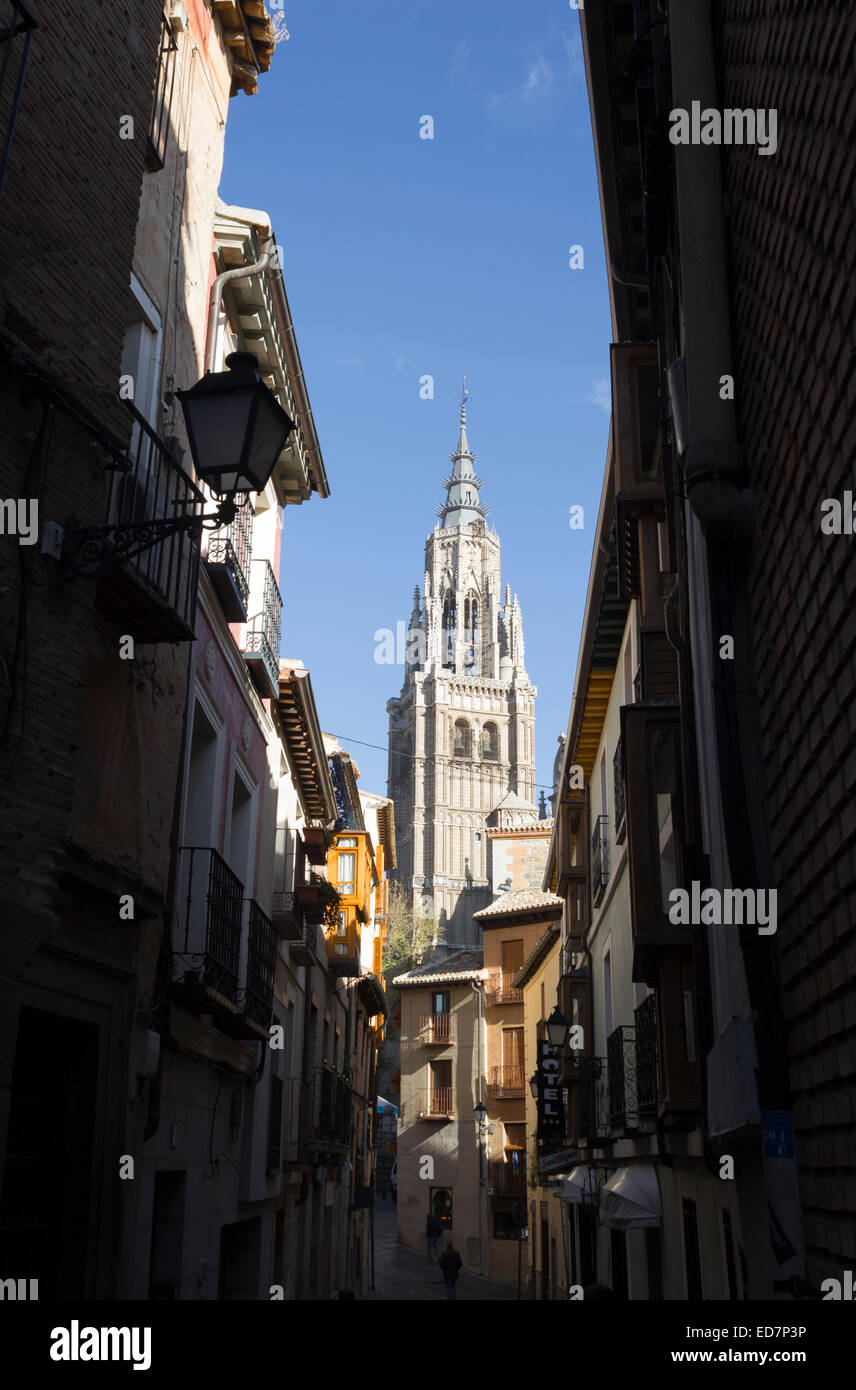 Toledo, Castilla-La Mancha, Spanien.  Der Primas-Kathedrale der Heiligen Maria von Toledo. Stockfoto