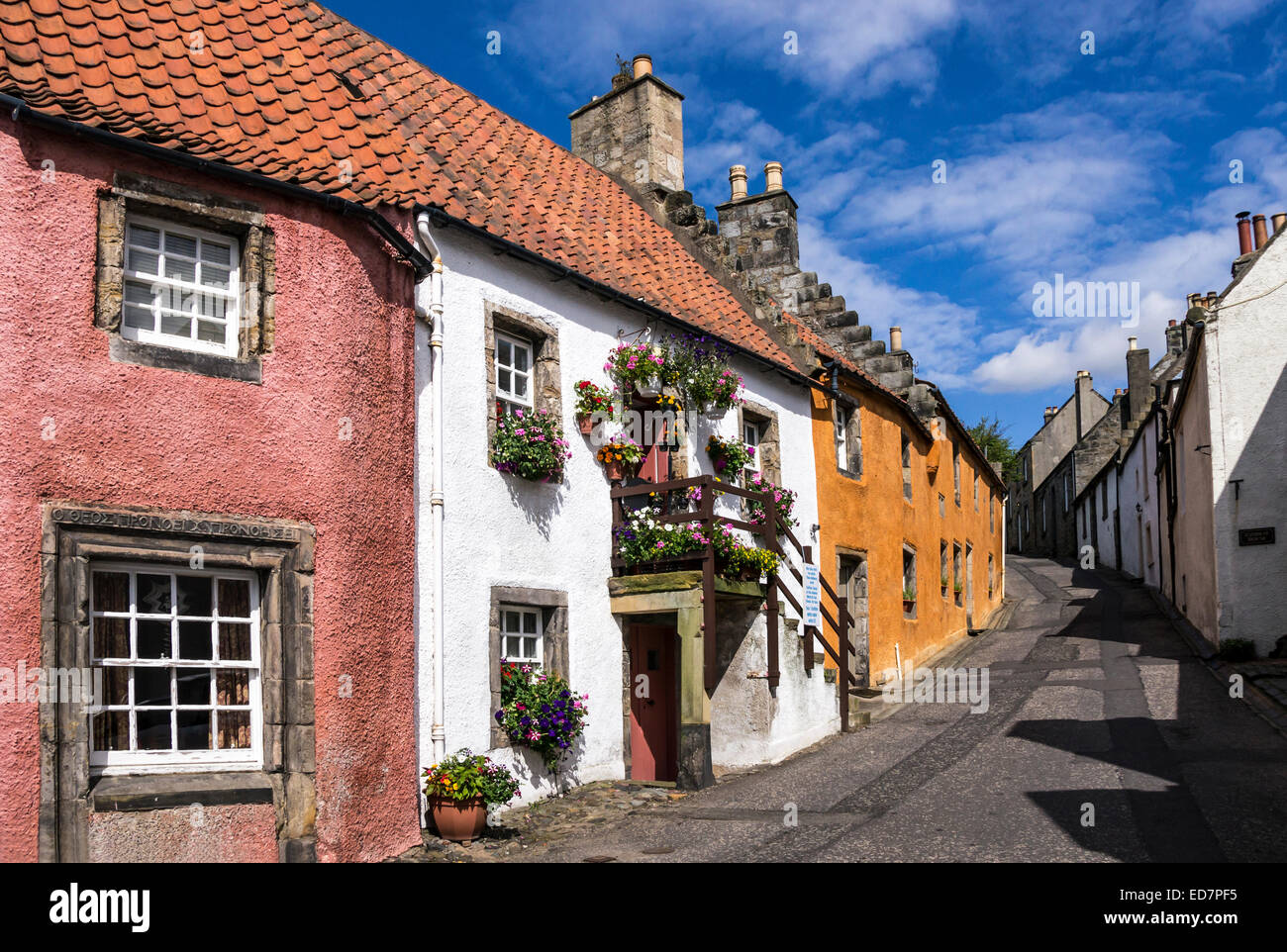 National Trust für Schottland Immobilie in Culross Fife Schottland wiederhergestellt Stockfoto