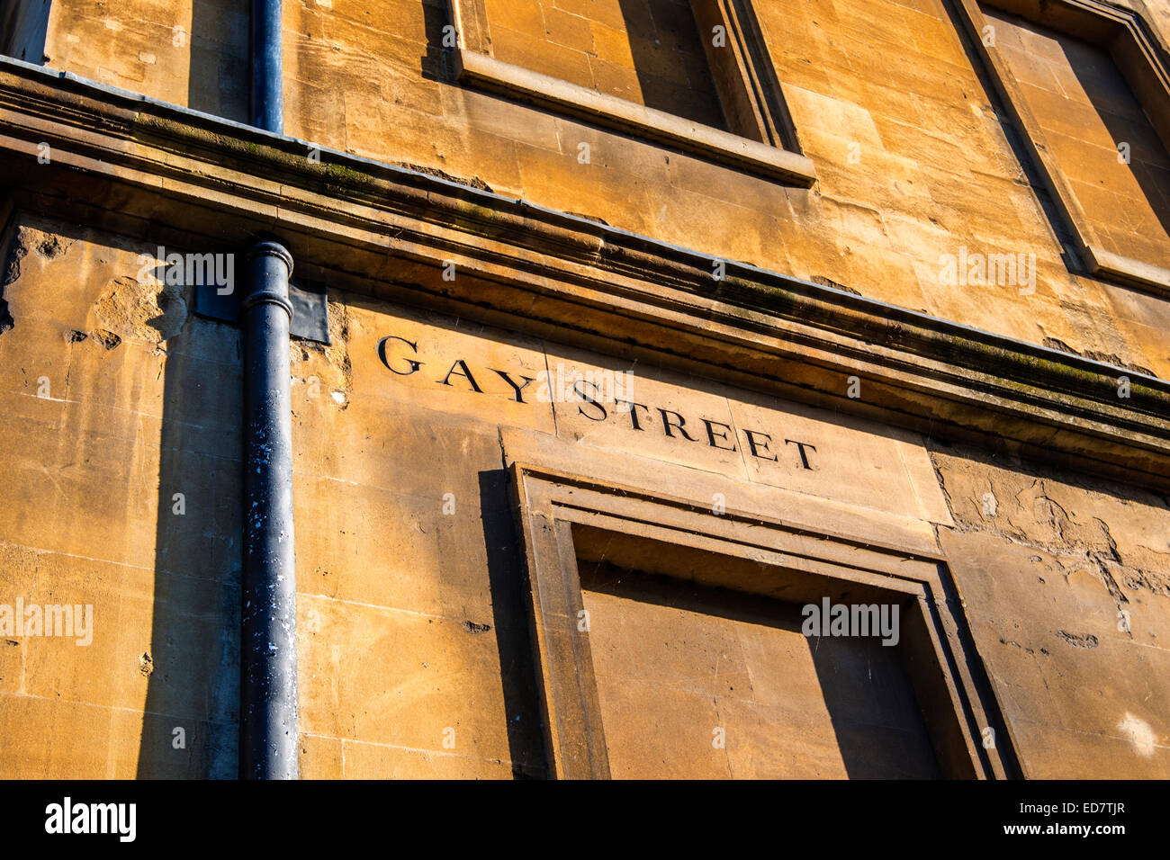 Gay Street Stockfoto